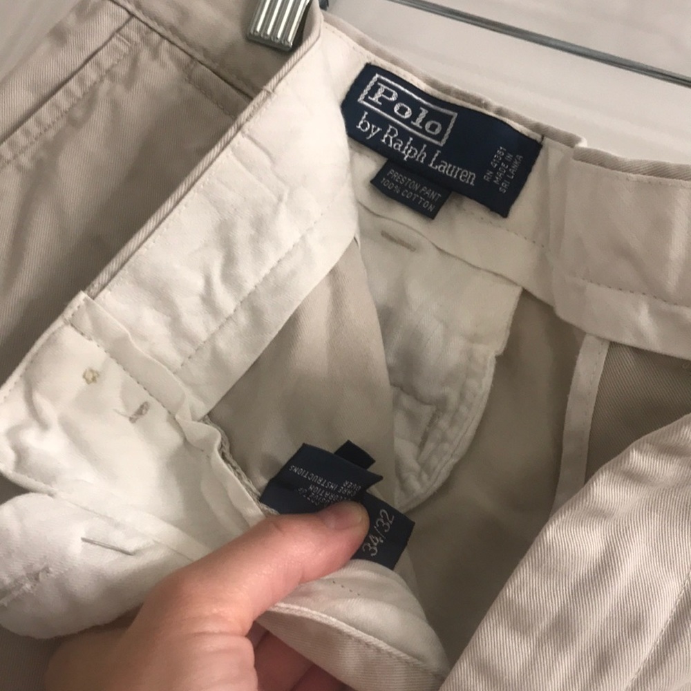Mens Polo Khakis, Size 34/32
